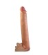 PRETTY LOVE RAEL FLEXIBLE REALISTIC DILDO WITH SUCTION CUP 40 CM O 6 CM BROWN