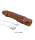 PRETTY LOVE DONALD REALISTIC VIBRATOR 195 CM O 4 CM BROWN