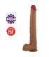 PRETTY LOVE TERIN PLUS REALISTIC SILICONE DILDO WITH SUCTION CUP 376 CM O 55 CM