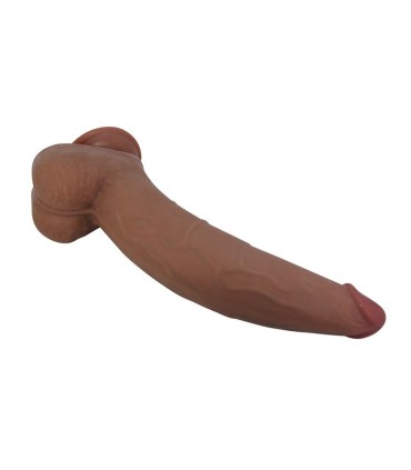 PRETTY LOVE ULRIC REALISTIC FLEXIBLE DILDO 26 CM O 55 CM TPE BROWN