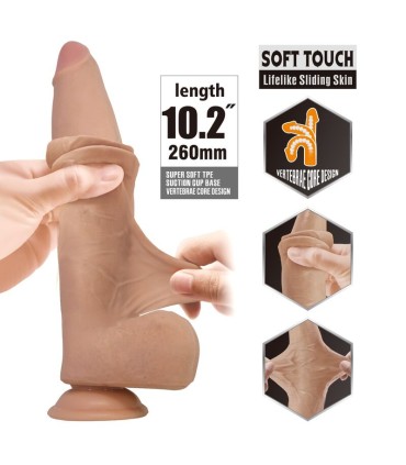 PRETTY LOVE QUINLAN REALISTIC DILDO 26 CM O 55 CM NATURAL