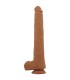 PRETTY LOVE VIGGO REALISTIC SOFT TOUCH SKIN SLIDING DILDO 365 CM BROWN