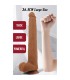 PRETTY LOVE VIGGO REALISTIC SOFT TOUCH SKIN SLIDING DILDO 365 CM BROWN