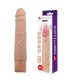 PRETTY LOVE KESSLER REALISTIC VIBRATING DILDO WITH 10 VIBRATION MODES AND 10 THROWS 22 CM NATURAL