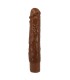 PRETTY LOVE KESSLER REALISTIC VIBRATING DILDO WITH 10 VIBRATION MODES AND 10 THROWS 22 CM BROWN