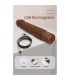 PRETTY LOVE KESSLER REALISTIC VIBRATING DILDO WITH 10 VIBRATION MODES AND 10 THROWS 22 CM BROWN