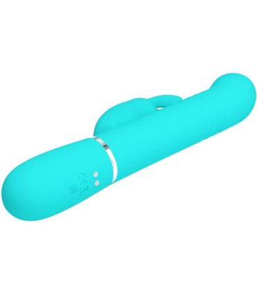 PRETTY LOVE VIBRADOR COALE RABBIT PERLAS VERDE AGUA