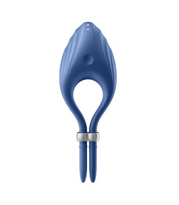 SATISFYER DUELIST ANILLO VIBRADOR AZUL