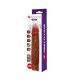 PRETTY LOVE KESSLER REALISTIC VIBRATING DILDO WITH 10 VIBRATION MODES AND 10 THROWS 22 CM BROWN