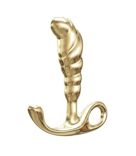 PRETTY LOVE JACK ZINC ALLOY PROSTATE MASSAGER GOLD