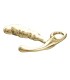 PRETTY LOVE JACK ZINC ALLOY PROSTATE MASSAGER GOLD