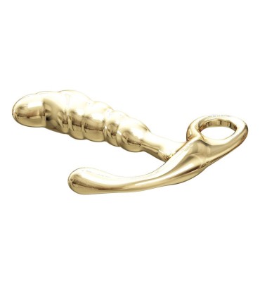 PRETTY LOVE JACK ZINC ALLOY PROSTATE MASSAGER GOLD