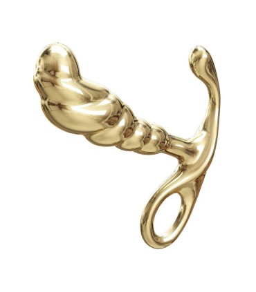 PRETTY LOVE JACK ZINC ALLOY PROSTATE MASSAGER GOLD