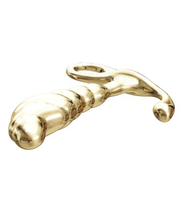 PRETTY LOVE JACK ZINC ALLOY PROSTATE MASSAGER GOLD