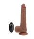PRETTY LOVE JONATHAN REALISTIC THRUSTING VIBRATOR WITH REMOTE CONTROL BROWN
