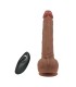 PRETTY LOVE JONATHAN REALISTIC THRUSTING VIBRATOR WITH REMOTE CONTROL BROWN