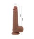PRETTY LOVE JONATHAN REALISTIC THRUSTING VIBRATOR WITH REMOTE CONTROL BROWN