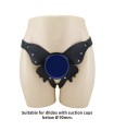 PRETTY LOVE - UNIVERSAL STRAP-ON HARNESS BRIEFS BLACK AND BLUE