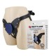 PRETTY LOVE UNIVERSAL STRAP ON HARNESS BRIEFS BLACK AND BLUE