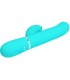 PRETTY LOVE PERLITA VIBRADOR PUNTO G 3 EN 1 MULTIFUNCION VERDE AGUA