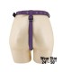 PRETTY LOVE UNIVERSAL STRAP ON HARNESS BRIEFS PURPLE AND BLACK