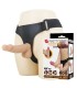 PRETTY LOVE ZANE HARNESS WITH FLEXIBLE DILDO 17 CM O 43 CM NATURAL