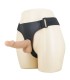 PRETTY LOVE ZANE HARNESS WITH FLEXIBLE DILDO 17 CM O 43 CM NATURAL