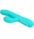 PRETTY LOVE PERLITA VIBRADOR PUNTO G 3 EN 1 MULTIFUNCION VERDE AGUA