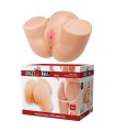 CRAZY BULL - OLIVIA DOUBLE VAGINAL AND ANAL VIBRATING MASTURBATOR FLESH