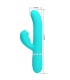 PRETTY LOVE PERLITA VIBRADOR PUNTO G 3 EN 1 MULTIFUNCION VERDE AGUA
