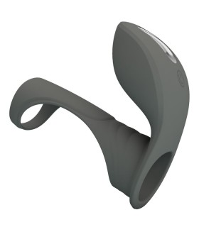 PRETTY LOVE RECHARGEABLE VIBRATING RING WITH DUAL STIMULATOR