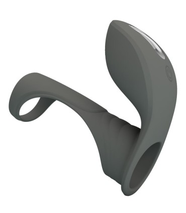 PRETTY LOVE RECHARGEABLE VIBRATING RING WITH DUAL STIMULATOR