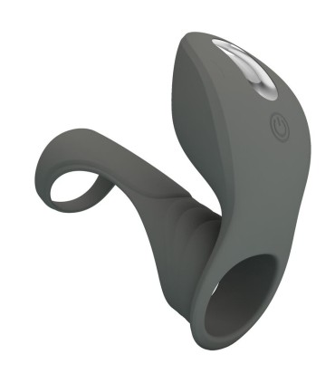PRETTY LOVE RECHARGEABLE VIBRATING RING WITH DUAL STIMULATOR