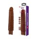 PRETTY LOVE GAVIN REALISTIC VIBRATOR 25 CM O 5 CM BROWN