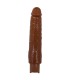 PRETTY LOVE GAVIN REALISTIC VIBRATOR 25 CM O 5 CM BROWN