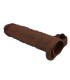 PRETTY LOVE QUILLON VIBRATING PENIS SLEEVE 20 CM O 4 CM BROWN