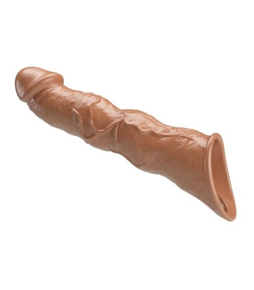 PRETTY LOVE ADJUSTABLE PENIS EXTENSION SLEEVE 28 CM O 45 CM BROWN