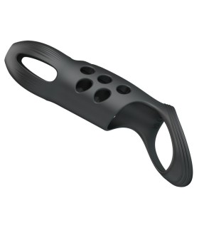 PRETTY LOVE CRAIG RECHARGEABLE VIBRATING PENIS RING BLACK