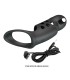 PRETTY LOVE CRAIG RECHARGEABLE VIBRATING PENIS RING BLACK