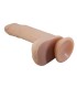 PRETTY LOVE DAVEY THRUSTING ROTATING VIBRATING DILDO REMOTE CONTROL 225 CM O 48 CM NATURAL