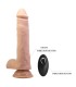 PRETTY LOVE DAVEY THRUSTING ROTATING VIBRATING DILDO REMOTE CONTROL 225 CM O 48 CM NATURAL