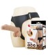 PRETTY LOVE JOLYON HARNESS WITH FLEXIBLE DILDO 22 CM O 48 CM NATURAL