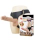 PRETTY LOVE KASPAR HARNESS WITH FLEXIBLE DILDO 21 CM O 5 CM NATURAL