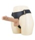 PRETTY LOVE KASPAR HARNESS WITH FLEXIBLE DILDO 21 CM O 5 CM NATURAL
