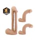 PRETTY LOVE KASPAR HARNESS WITH FLEXIBLE DILDO 21 CM O 5 CM NATURAL