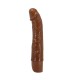 PRETTY LOVE LEONARDO REALISTIC VIBRATOR 20 CM O 4 CM BROWN