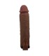 PRETTY LOVE XERXES VIBRATING PENIS SLEEVE 22 CM O 45 CM BROWN