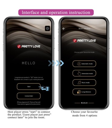 PRETTY LOVE ETHAN VIBRADOR RECARGABLE LILA