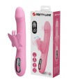 PRETTY LOVE - BELLA RABBIT VIBRATOR WITH BUTTERFLY STIMULATION AND LED PINK