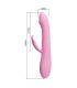 PRETTY LOVE BELLA RABBIT VIBRATOR WITH BUTTERFLY STIMULATION AND LED PINK